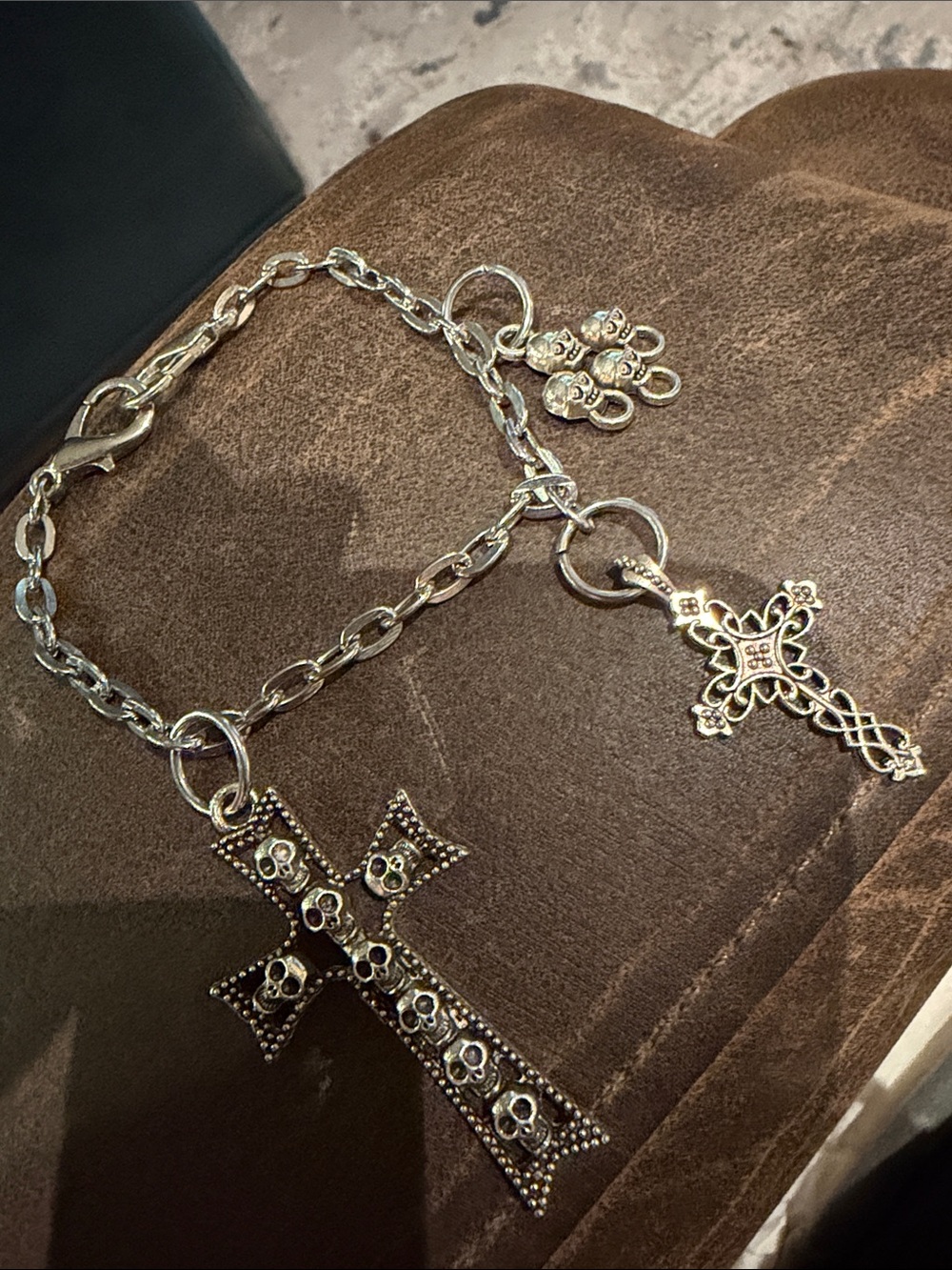 Skull Charm Bracelet